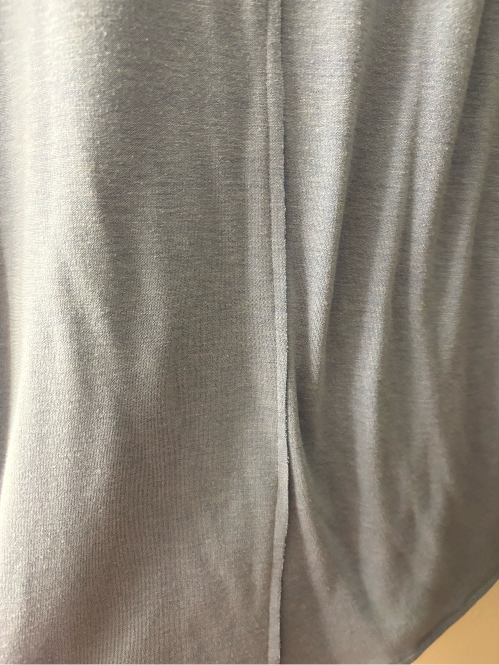 Cherish Women's Raw Edge Blue T Shirt Dress Size Medium - Picture 2 of 6